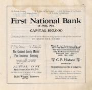 First National Bank, The Caldwell County Mutual Fire Insurance Co., C.P. Hudson, Caldwell County 1907 McGlumphy